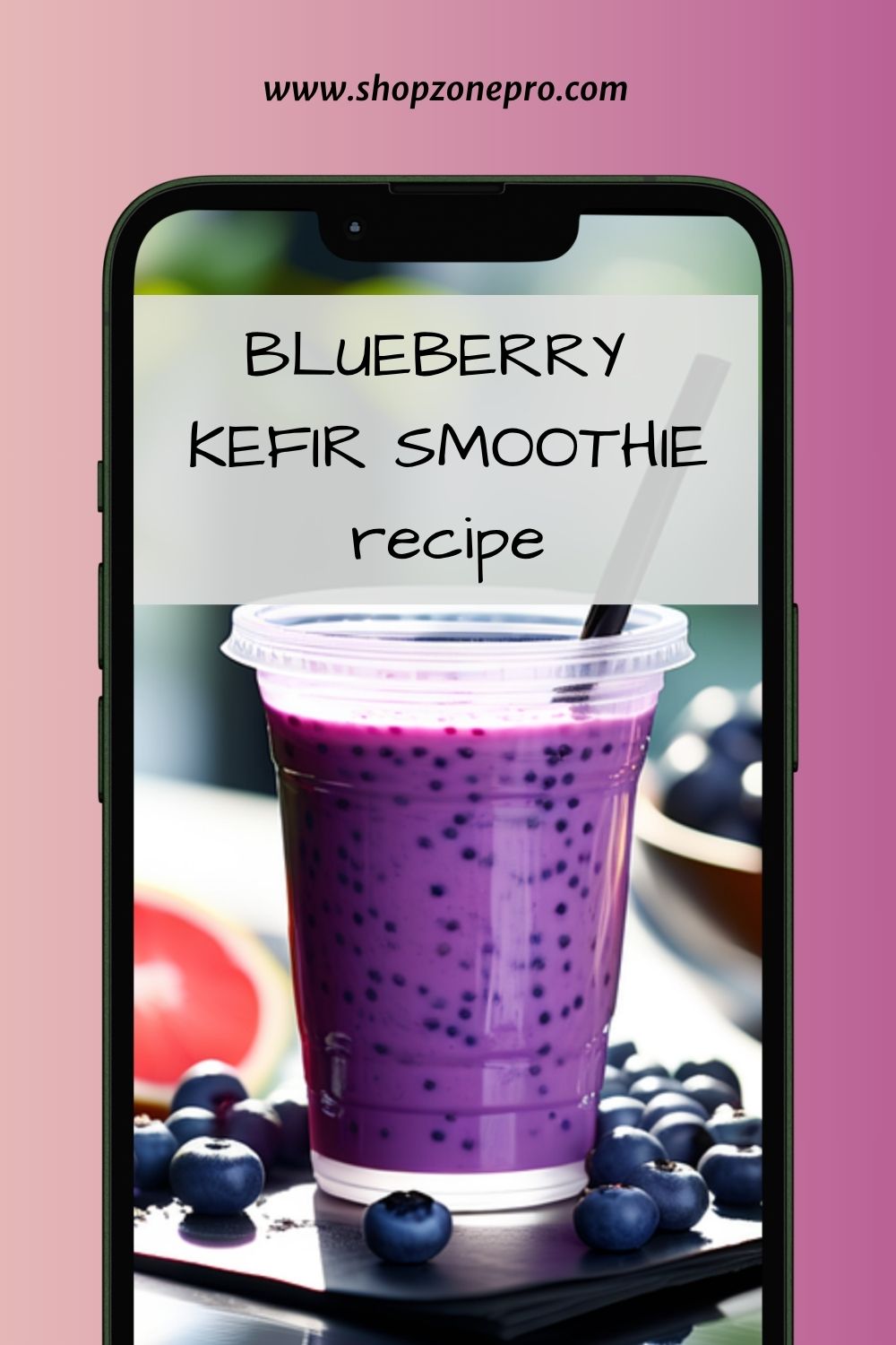 blueberry kefir smoothie recipe
